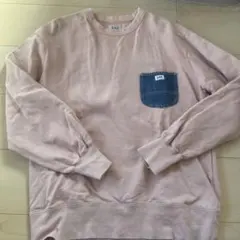 Lee ピンク トレーナー デニムポケット