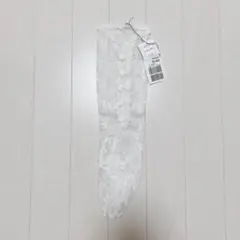 新品　REVIEW ホワイト　白　レース　手袋　グローブ　日本製