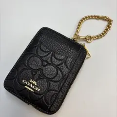 COACH コーチ カードケース コインケース パスケース シグネチャー レザー