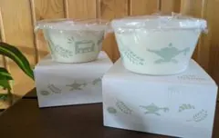 お値下げ！アラジン食品保存容器 2個セット 105mmのサムネイル