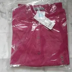 ピンク Mサイズ 前開きカーディガン長袖　新品未使用