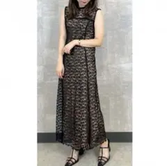 【COCODEAL】ココディール /レーススリットワンピース/パーティドレス