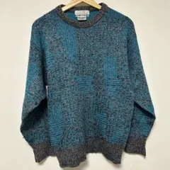 ターコイズ ニット