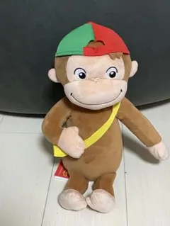 おさるのジョージ L ぬいぐるみ 春のおでかけ