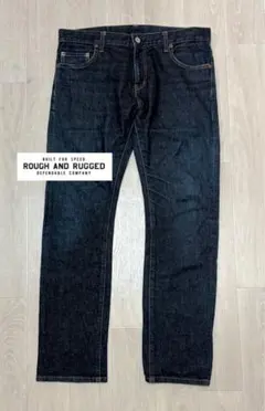 ROUGH AND RUGGED 日本製 濃紺ストレッチデニム SIZE:4のサムネイル