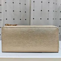 未使用品 キプリス リサッカ L字ファスナー ハニーセル 長財布のサムネイル