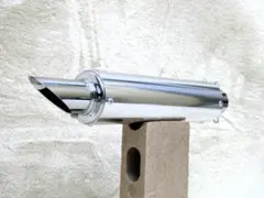 スラッシュカット　サイレンサー　銀銀42.7Πハス切り/②汎用 エンデ スラッシュカット サイレンサー 銀黒42.7Πハス切り/②汎用 エンデ