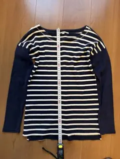 Gap ネイビー/ホワイトストライプ 長袖Tシャツ