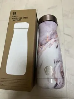 韓国スタバ×S'wellコラボ タンブラー　マーブル 韓国スタバ☆[限定] 24 SS Swell Marble Explorer Tumbler 700ml