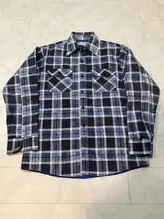 希少USA製！！【Sears シアーズ】オンブレチェックウールシャツ レア物 希少USA製！！【Sears シアーズ】オンブレチェックウールシャツ