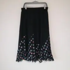 ★【古着】　スカート　黒　Мサイズ