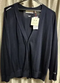 ユニクロ　ANYA HINDMARCH カーディガン Lサイズ　ネイビー　アニヤ