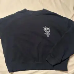 Stussyストゥーシー ブラック トレーナー　スウェット　Sサイズ