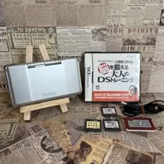Nintendo DS 本体 シルバー 充電ケーブル付き