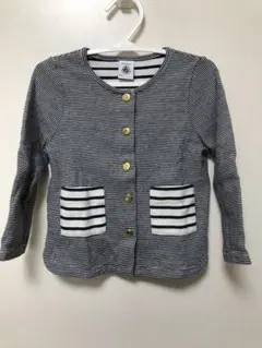 プチバトー　カーディガン　24m 86 トップス　長袖