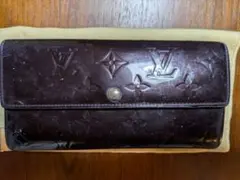 Louis Vuitton モノグラム 長財布 ワインレッド