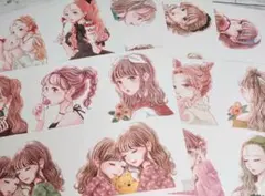 も*も様 ♡女の子♡コラージュペーパー