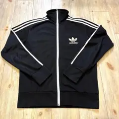 adidas アディダスオリジナルス ジャージ トラックジャケット 黒 95