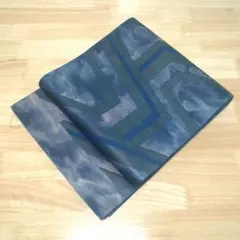 K*e様 カッコいいインディゴブルー♥藍色×暈し♥亀甲♥袋帯♥正絹♥六通♥早い者