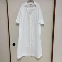 niko and... ホワイトシャツワンピース L