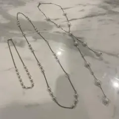 パール系　アクセサリー　3点