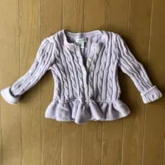 Ralph Lauren 薄紫 ケーブルニット 24M