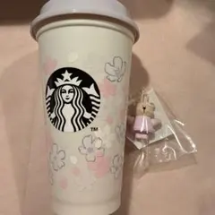 SAKURA スタバリユーザブルカップ+専用ドリンクホールキャップ