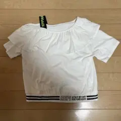 Tシャツ 女子 白 ワンショルダーのサムネイル