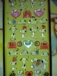 よ*こ様 PEANUTS BONBON DROP スヌーピー ステッカー