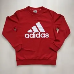 アディダス　adidas 150cm トレーナー　赤