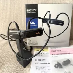 【ジャンク】SONY ウォークマン ヘッドホン一体型 NWD-W273　黒 ジャンク】SONY ウォークマン ヘッドホン一体型 NWD-W273 黒 - メルカリ
