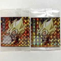 ドラゴンボール シールウエハース 超絶感謝の十周年 孫悟空 GR 2枚セット