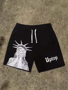 自由の女神 プリント ショートパンツ ブラック　swag dripのサムネイル