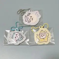 ちいかわBaby トレーディングぷっくりキーホルダー うさぎ　ハチワレ　ラッコ