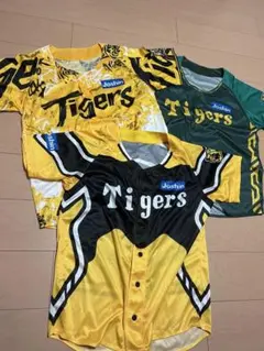 阪神タイガース　ウル虎の夏2021レプリカユニフォームＬ（美品）＆応援キャップＦ 阪神タイガース ウル虎の夏2021レプリカユニフォームL（美品