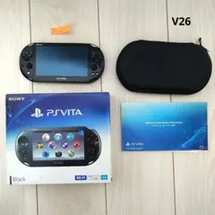 【中古】PS Vita PCH-2000 ブラック 本体 箱・ケース・説明書付