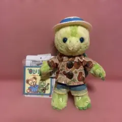 ディズニーシー オルメル ぬいぐるみバッジ キーホルダー ハワイアンスタイル