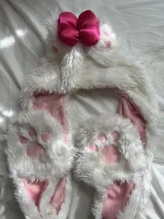 マリーちゃん フード付きマフラーファンキャップ