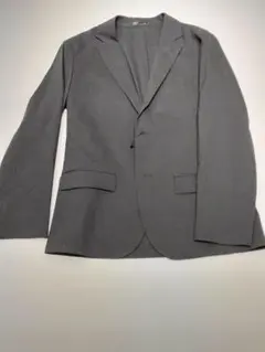 ブラックテーラードジャケット シングルボタン（サンプル品)