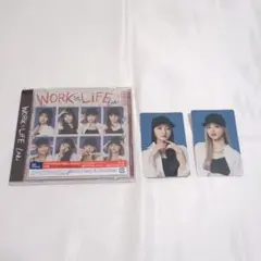 Laki　WORK≒LiFE　CD ONLY盤　上村梨々香・佐藤妃希カード付