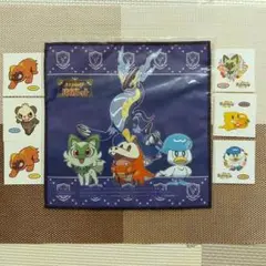 9/30まで価格【未使用】ポケモンタオルとポケパンシールセット
