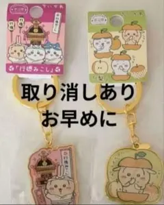 市川市限定 ちいかわ ダイカットキーホルダー 梨 行徳みこし うさぎ セット