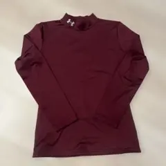 Under Armour ColdGear YLG バーガンディ アンダーシャツ