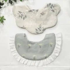 【No.45】ハンドメイド　もくもくスタイ フリルスタイ 2枚セット