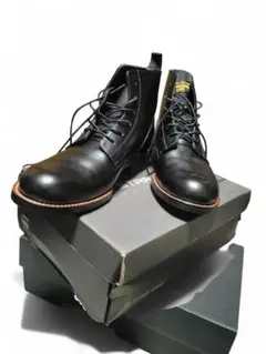 G-STAR RAW ジースターロウ ブラックレザーサイドゴアブーツ 28cm G-STAR RAW (ジースターロー) レザー サイドゴア ブーツ GS 162