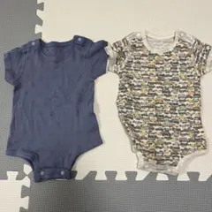 petit main ベビー肌着セット ネイビー・車柄