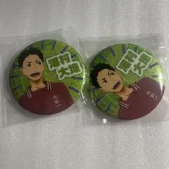 ハイキュー　思い出シャイニー缶バッジ　澤村大地　ガチャガチャ