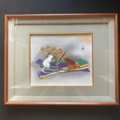 真作】木彫 抽象造形 額装作品 モダンアート インテリア美術 D87