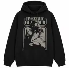 HYSTERIC GLAMOUR ガールプリント パーカー ブラック - メルカリ