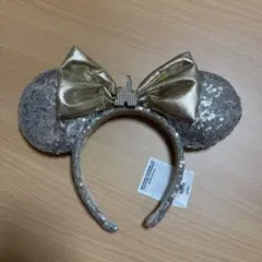ミニーマウス　カチューシャ シルバー　パリディズニー